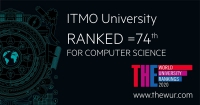 根据THE计算机科学专业排名的报道，ITMO大学保持其在全球最佳IT大学TOP-100中的地位